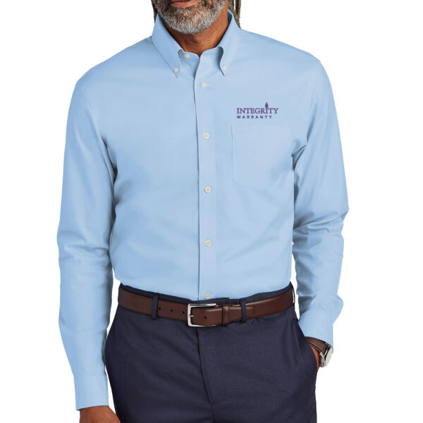 Brooks Brothers® Wrinkle-Free Stretch Pinpoint Shirt (BB18000) Thumbnail